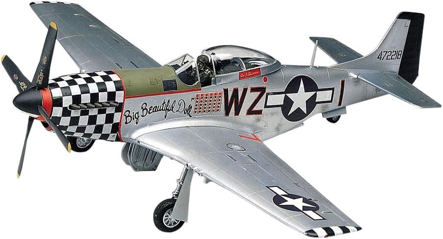 Revell 85-5241 P-51D Mustang Model Airplane Kit 1:48 Scale 49-Piece Skill Level 4