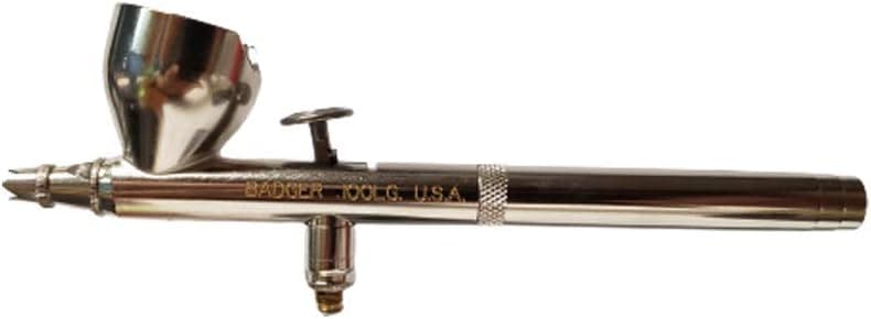 Badger Air-Brush Co 100-6 Gravity Feed Large Head Airbrush, Large Cup