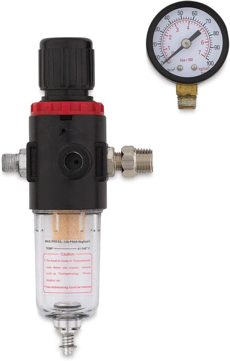 Badger Air-Brush Co. 50-054 Air Regulator, Filter and Gauge