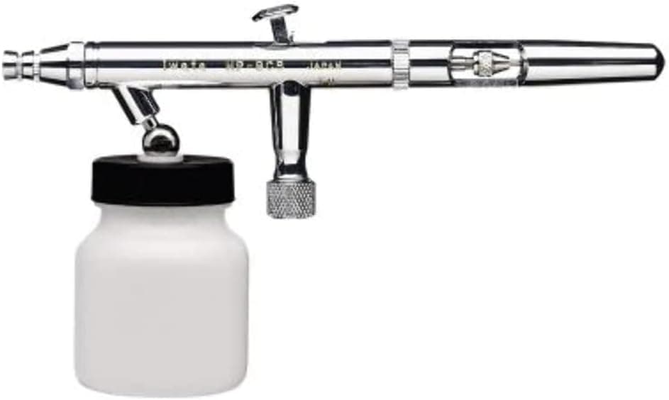 Iwata Eclipse HP-BCS Siphon Feed Dual Action Airbrush - High Flow, Easy Cleaning, 2 oz Bottle
