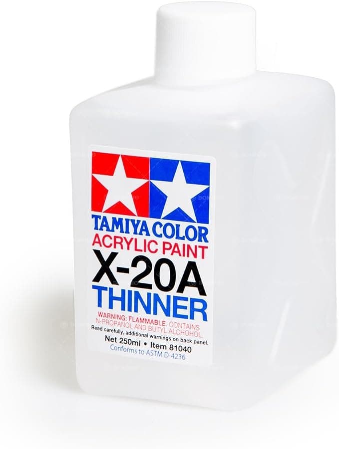 Tamiya 81040 Acrylic Paint Thinner X-20A 250ml Bottle