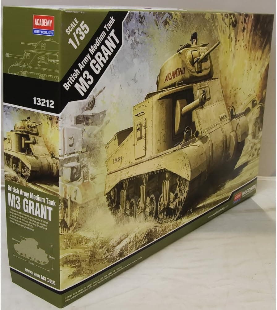 Academy AC13212 1/35 M3 Grant Tank Plastic Model Kit