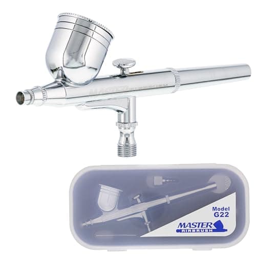 Master Airbrush G22 Multi-Purpose Dual-Action Gravity Feed Airbrush Gun