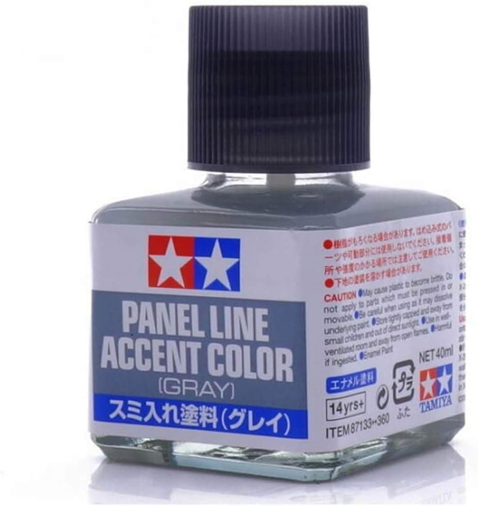 Tamiya Panel Line Accent Color 40ml Grey TAM87133