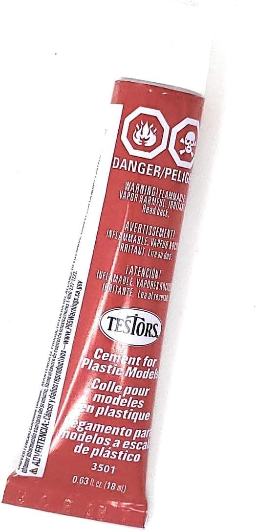 Testors Plastic Cement (5/8 oz Tube)