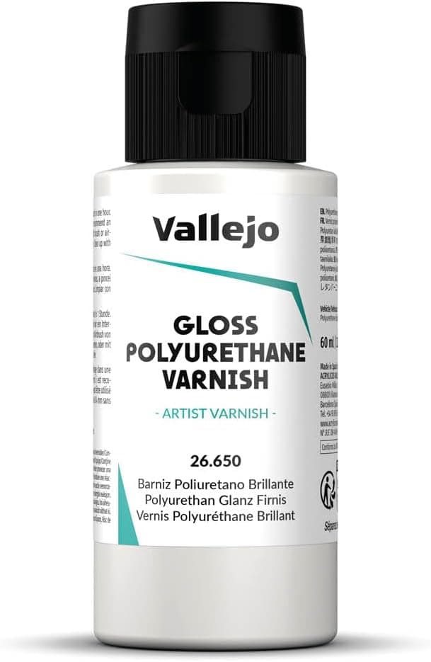 Vallejo Model Color Polyurethane Varnish Gloss Finish 60 ml