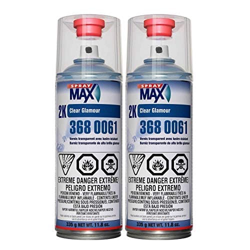 SprayMax USC 2k High Gloss Clearcoat Aerosol (2 PACK)