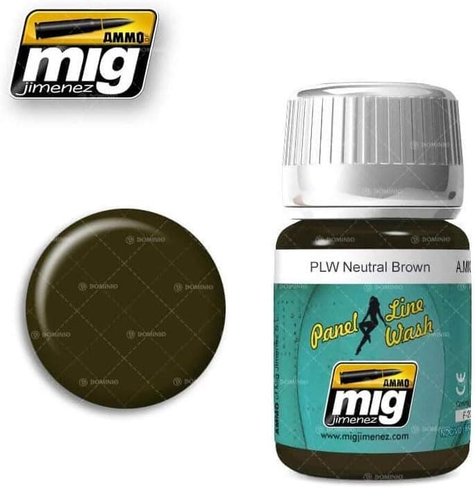AMMO of Mig Jimenez Panel Line Wash Neutral Brown AMIG1614