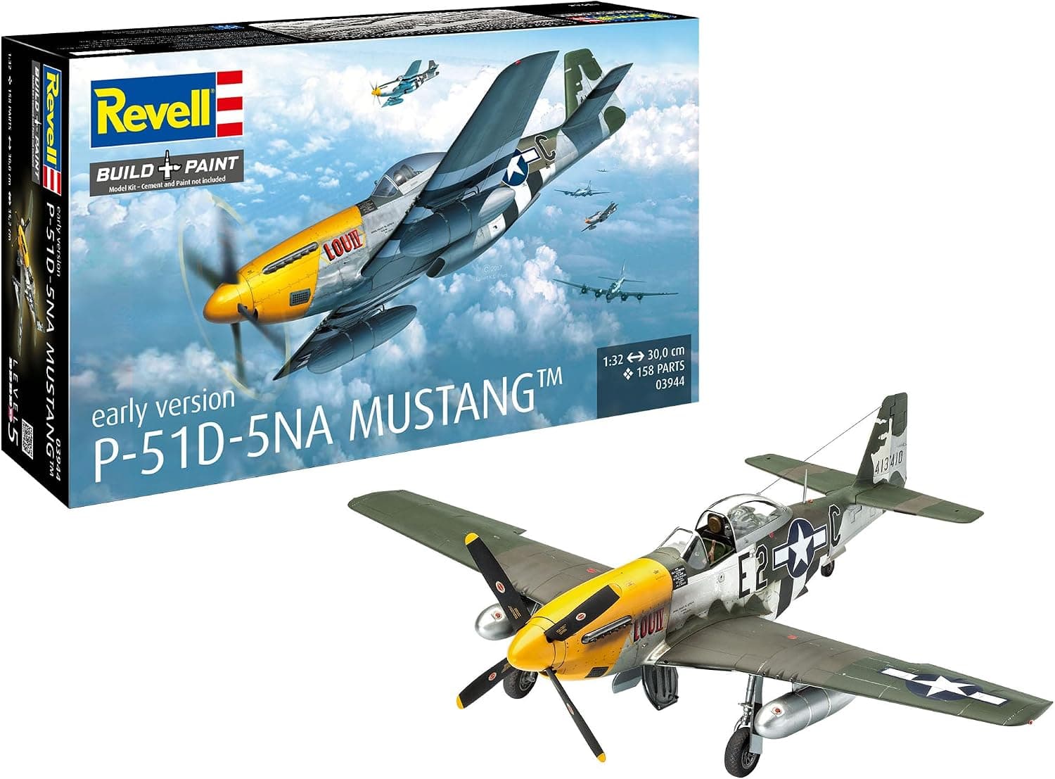 Revell 03944 P-51D Mustang 1:32 Scale Plastic Model Kit