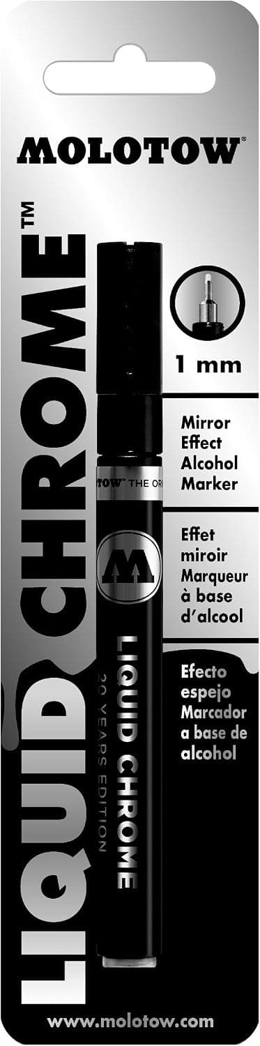 Molotow Liquid Chrome Alcohol Paint Pump Marker 1mm