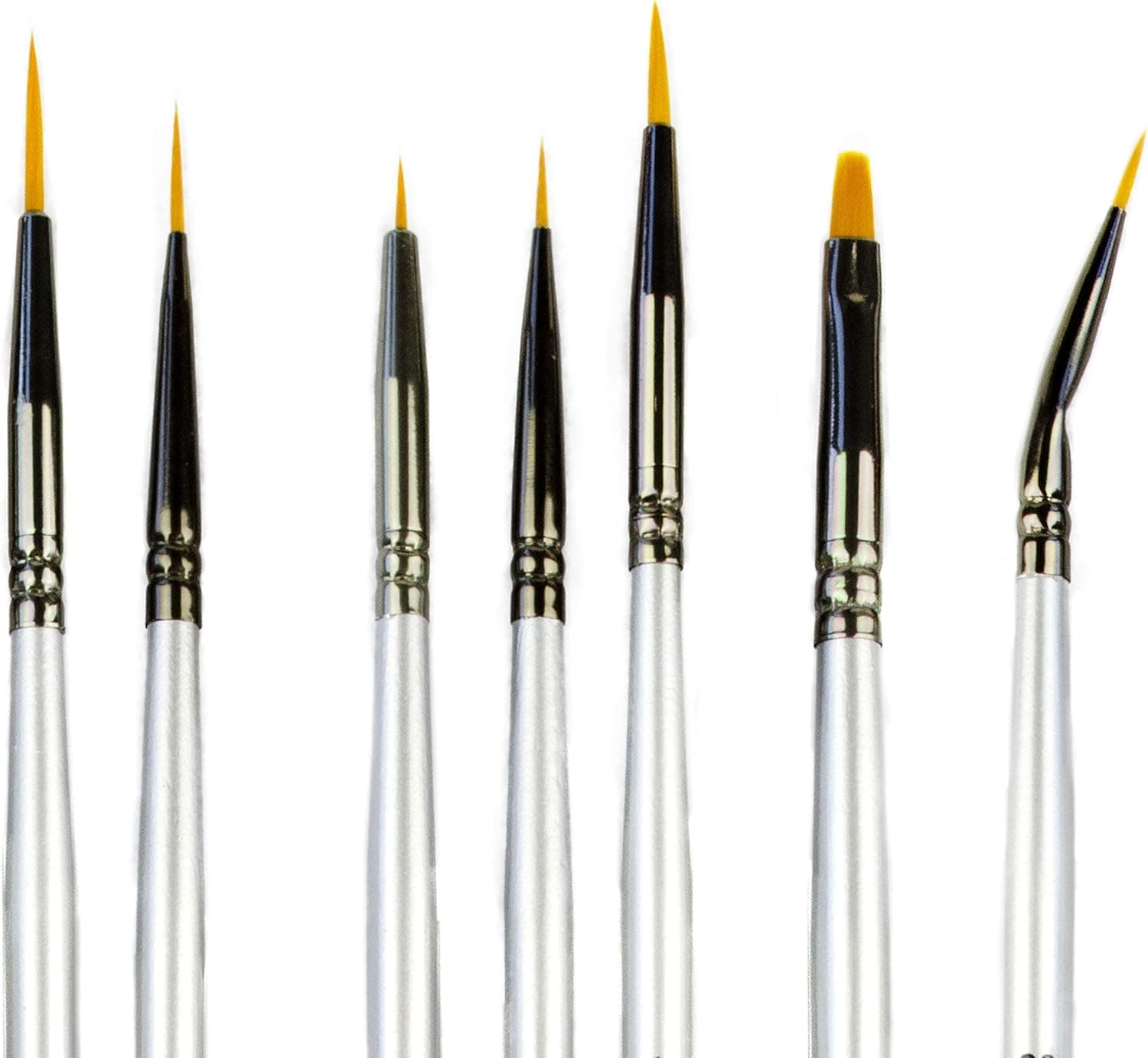 Model Miniature Paint Brushes Small Detail Paint Brush Set 7 pcs