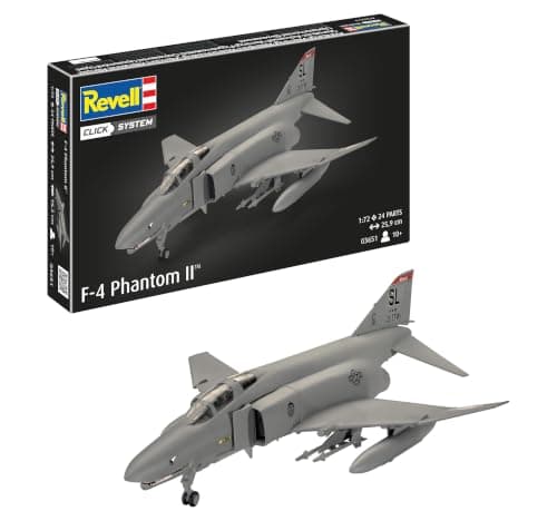 Revell 03651 F-4 Phantom (Easy-Click) Model Kit, Grey