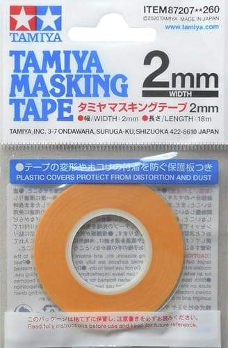 Tamiya 87207 Masking Tape 2 mm/18 m, Model Making, Accessories
