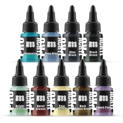 Monument Hobbies PRO Acryl 22ml Acrylic Paint Set - Miniature Paint for Wargames - Non Toxic Acrylic Paint Compatible with Both Brush and Airbrush Painting Techniques - Expansion Set 3