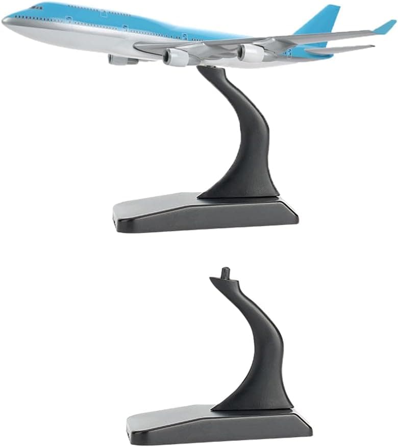 FINGERINSPIRE 2 Sets Acrylic Model Plane Display Stand Detachable Aircraft Display Holder for 1:400