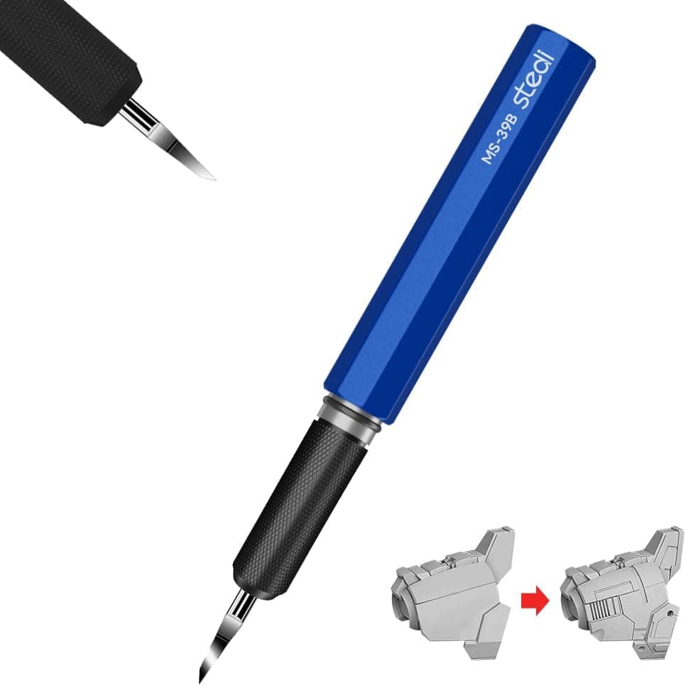 stedi Model Scriber Chisel, Tungsten Steel Blades 0.15mm, Scribing Tool for RG Scale Model, Gundam Model Kit