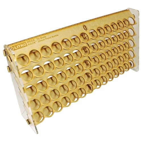 LITKO Paint Rack Storage Organizer | 35 Holes | Citadel Pots & Bottles