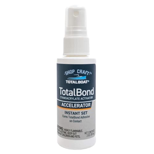 TotalBoat TotalBond CA Glue Activator Spray for Super Glue - 2 oz Bottle
